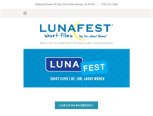 Tablet Screenshot of lunafestpalmsprings.com